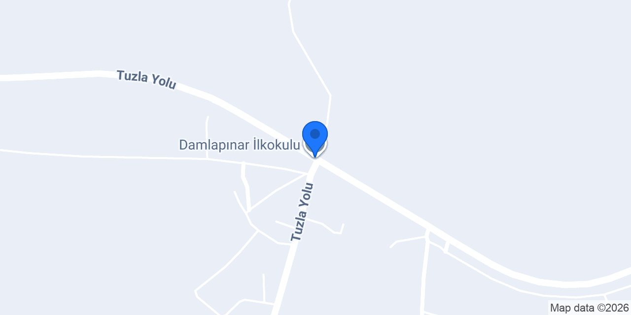 Damlapınar İlkokulu konumu