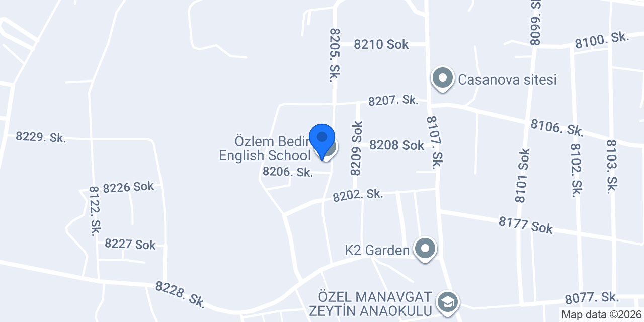 Özlem Bedir English School konumu