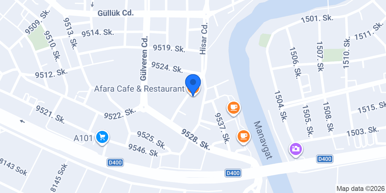 Afara Cafe & Restaurant konumu