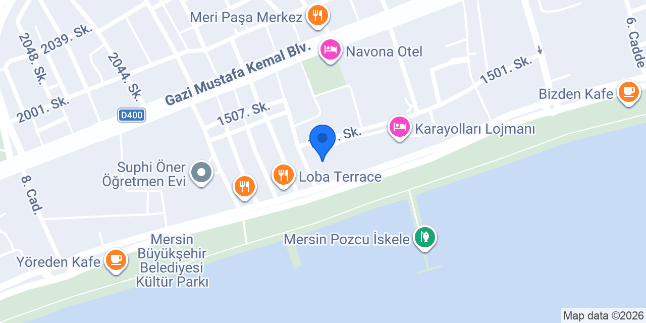 Mersin Butik Pasta konumu
