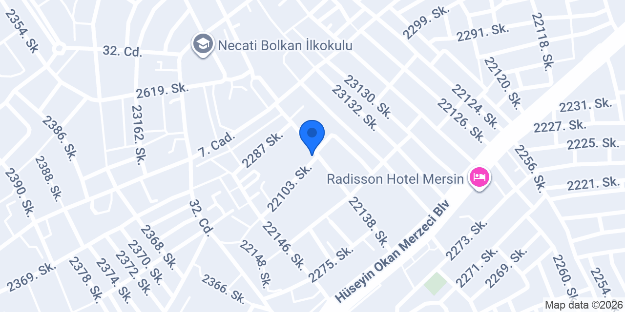 Mersin Deniz Reklam konumu
