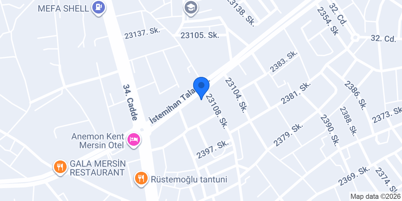 Derin Veteriner Kliniği konumu