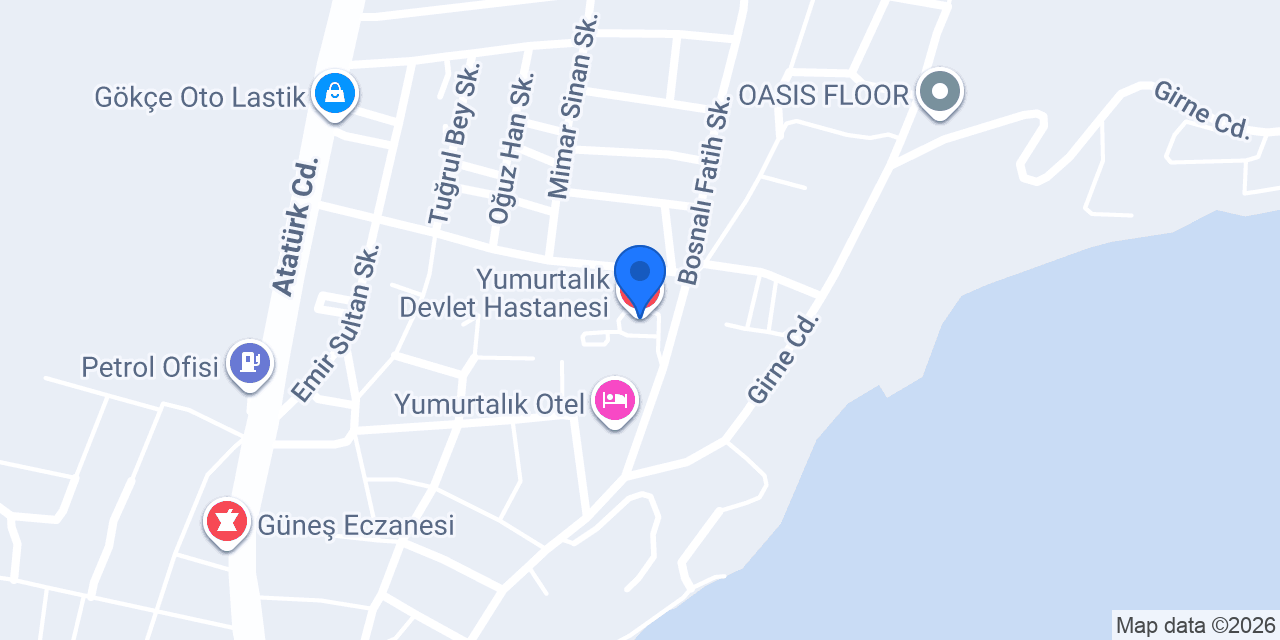Yumurtalık Devlet Hastanesi konumu