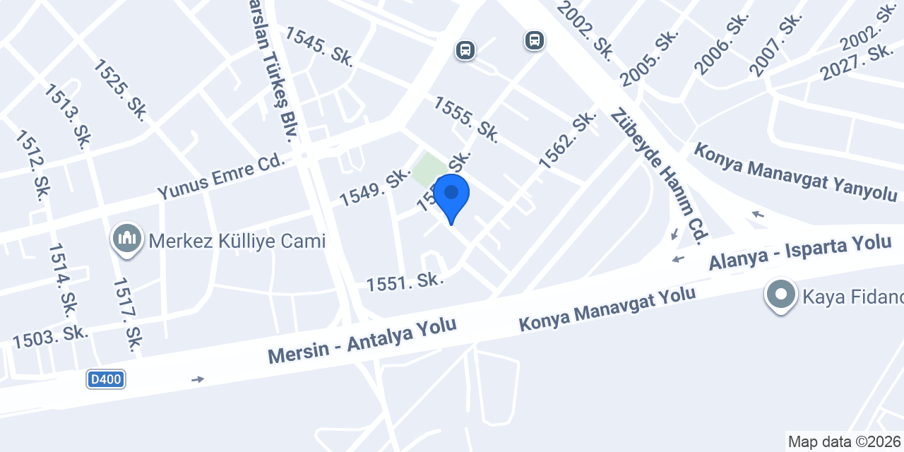 Manavgat İlaçlama konumu