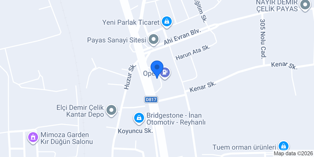 Sefa Macit Makina Sanayi ve Ticaret Ltd. Şti. konumu