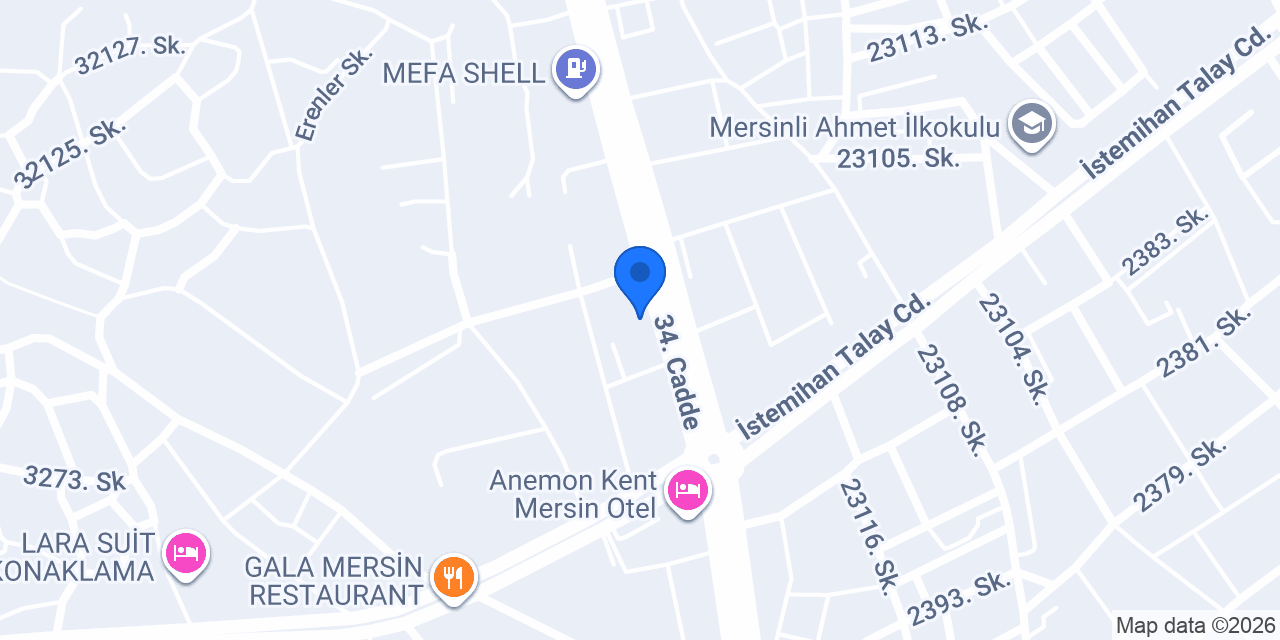 Mest Döner konumu