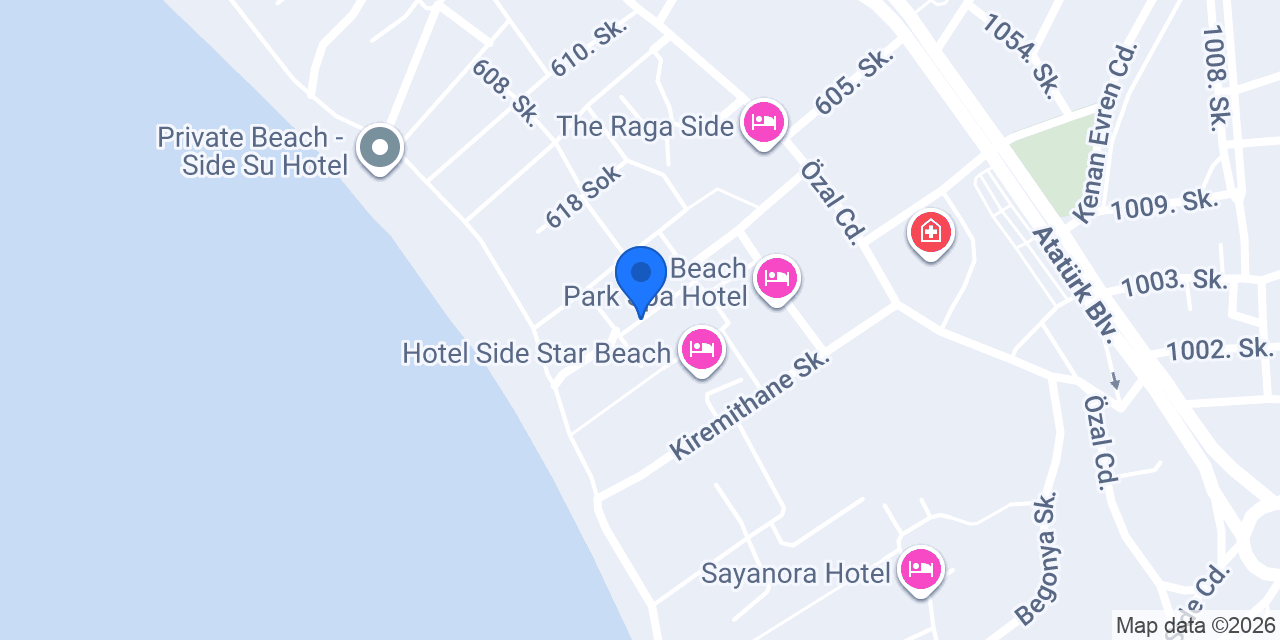 Delphin Apart Hotel konumu