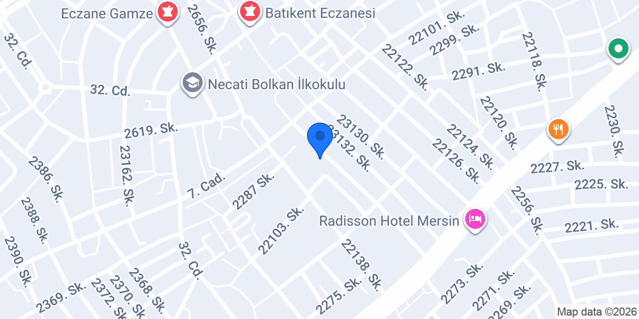 Mersin Sineklik Sistemleri konumu
