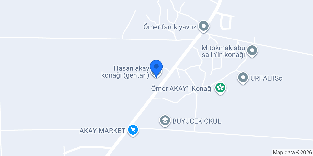 Hasan akay konağı (gentari) konumu