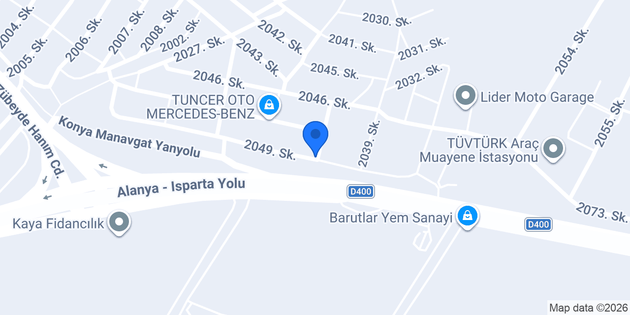 Santos Servis konumu