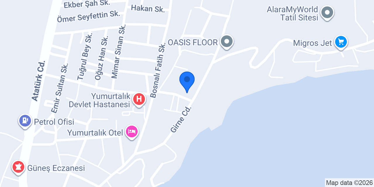 AYAS SÜRÜCÜ KURSU konumu