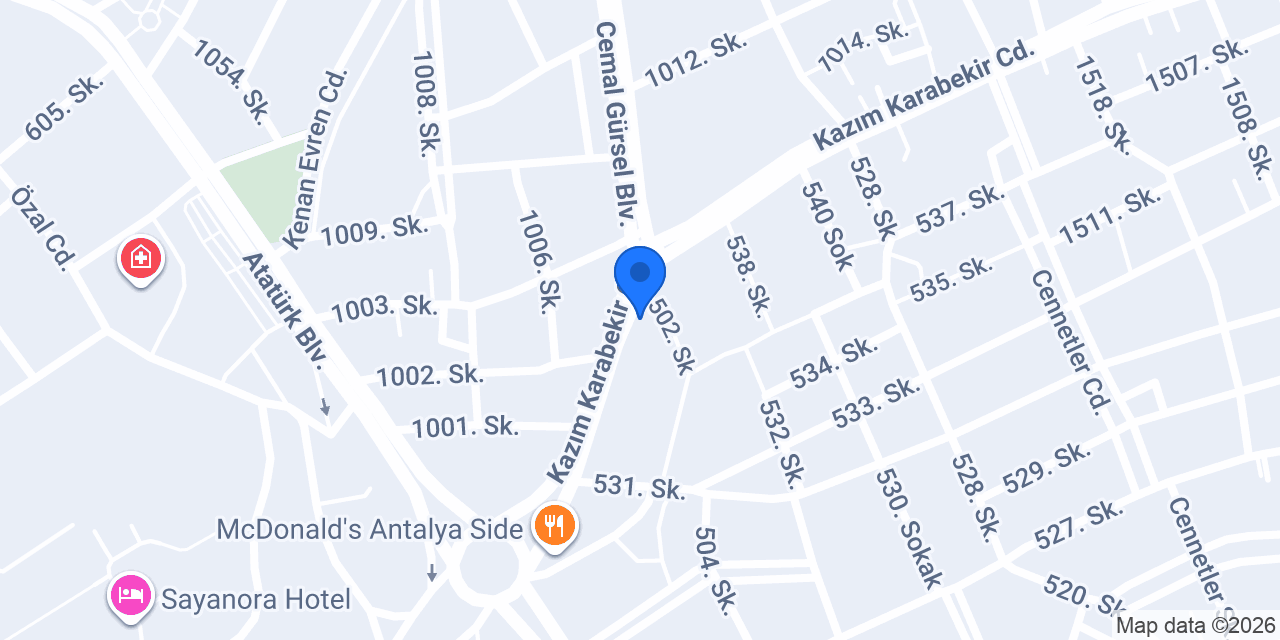 BULVAR DÖNER PİDE LAHMACUN VE KEBAP konumu