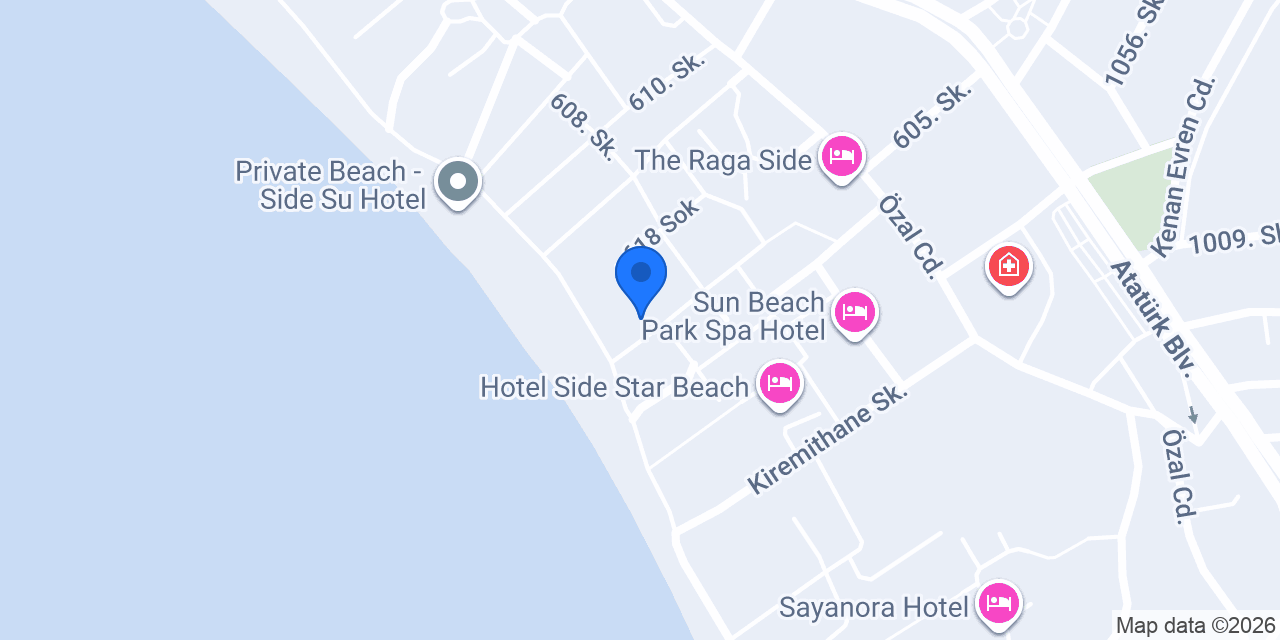 The Raga Side beach konumu