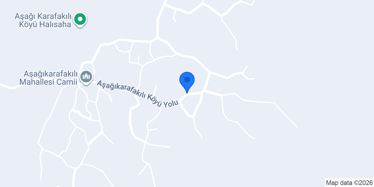 Aşağı Karafakılı İlköğretim Okulu konumu