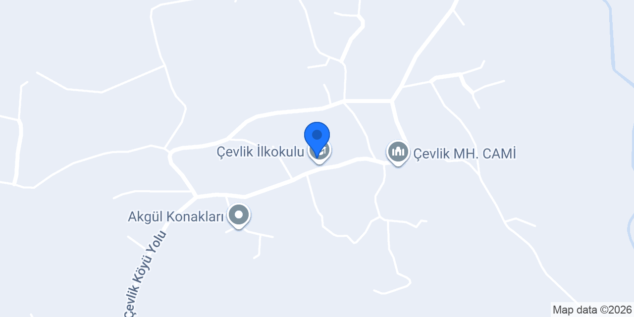 Çevlik İlkokulu konumu