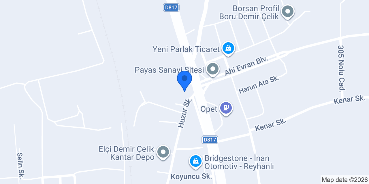Paytek Makine konumu