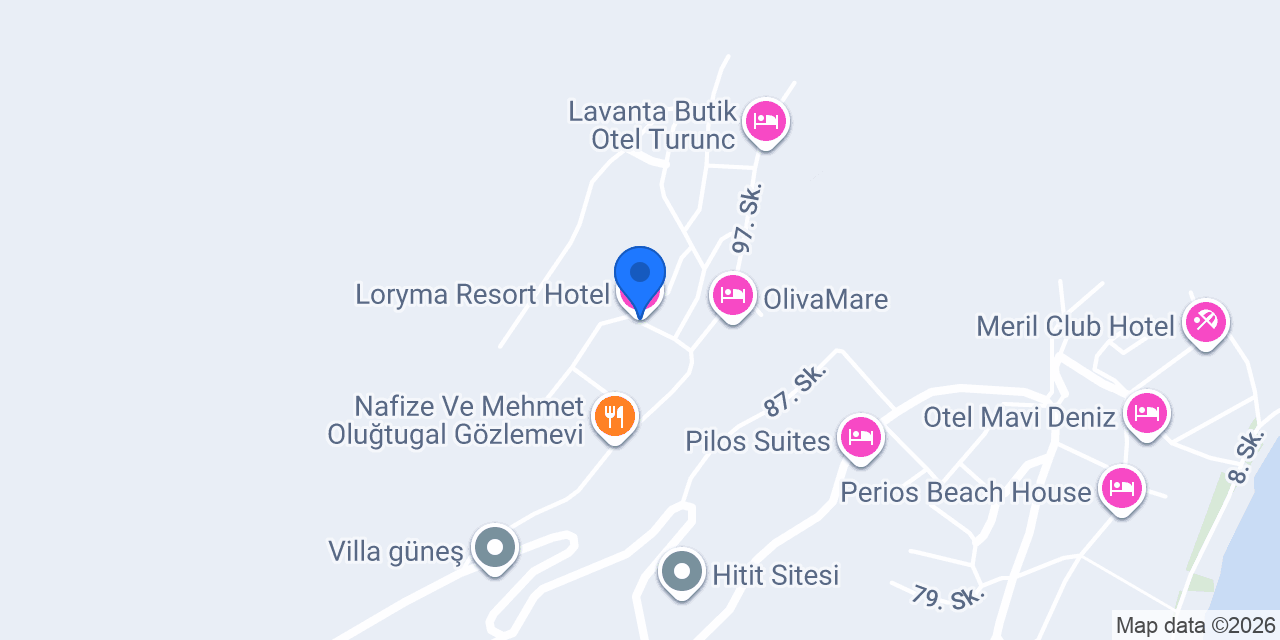 Loryma Resort Hotel konumu