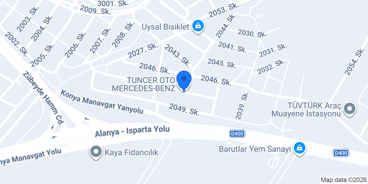 Garaj Antalya konumu