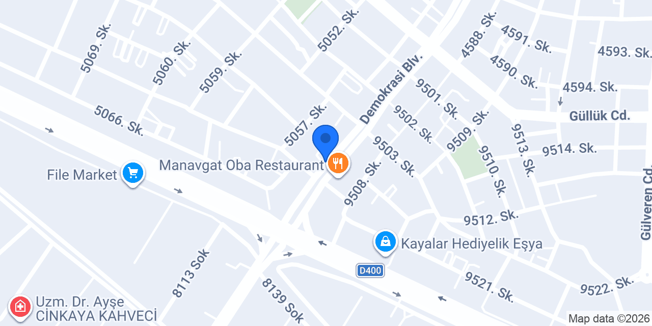 Oba Köfte Piyaz konumu