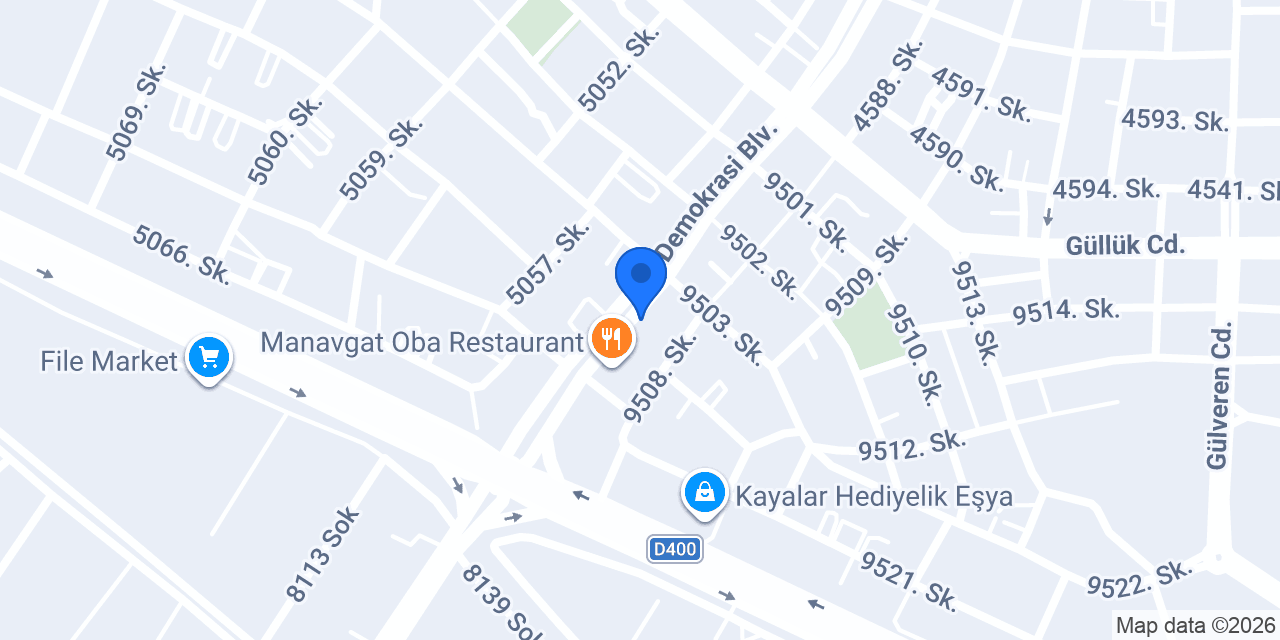 Oba Yaprak Döner konumu