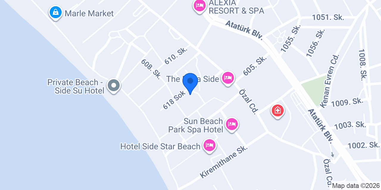 Villa Adora Beach konumu