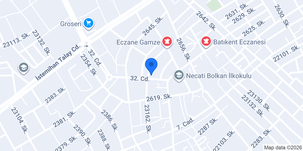 AKGÜL ECZANESİ konumu
