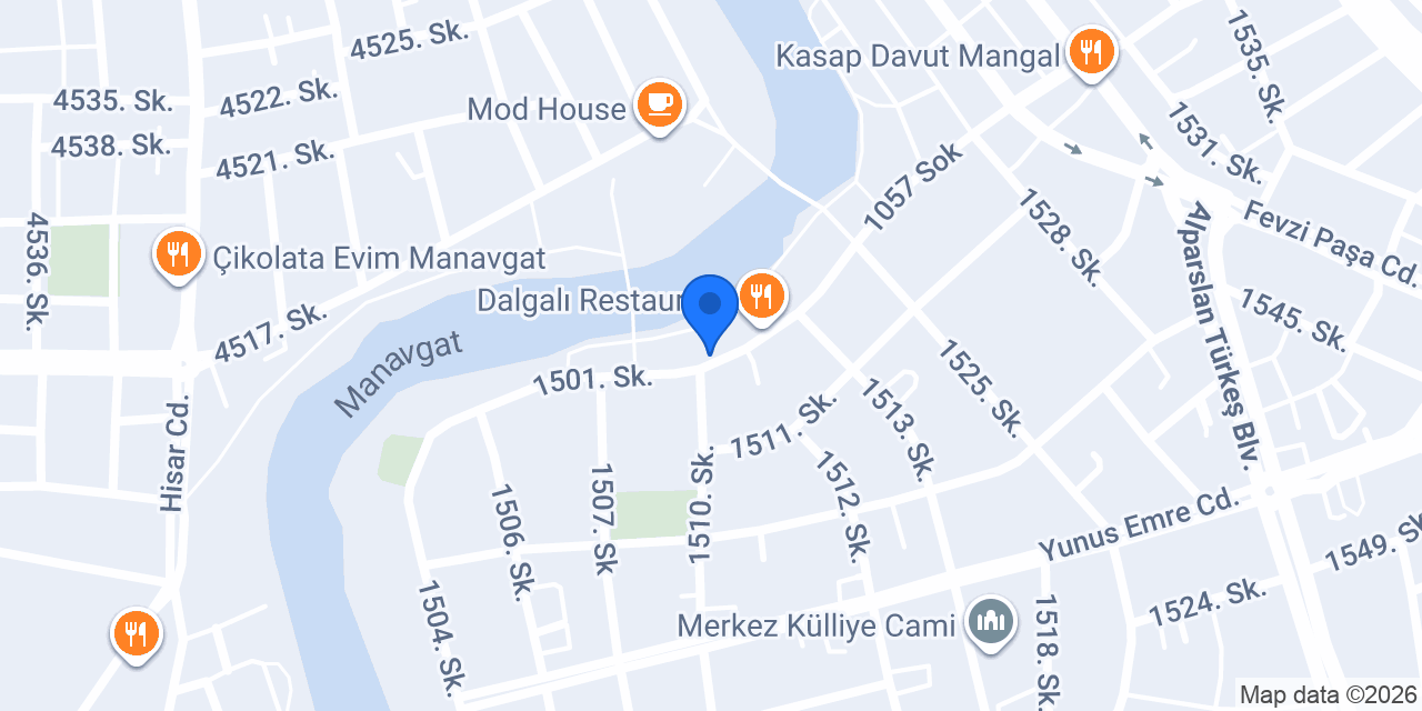 Balık Deryası konumu