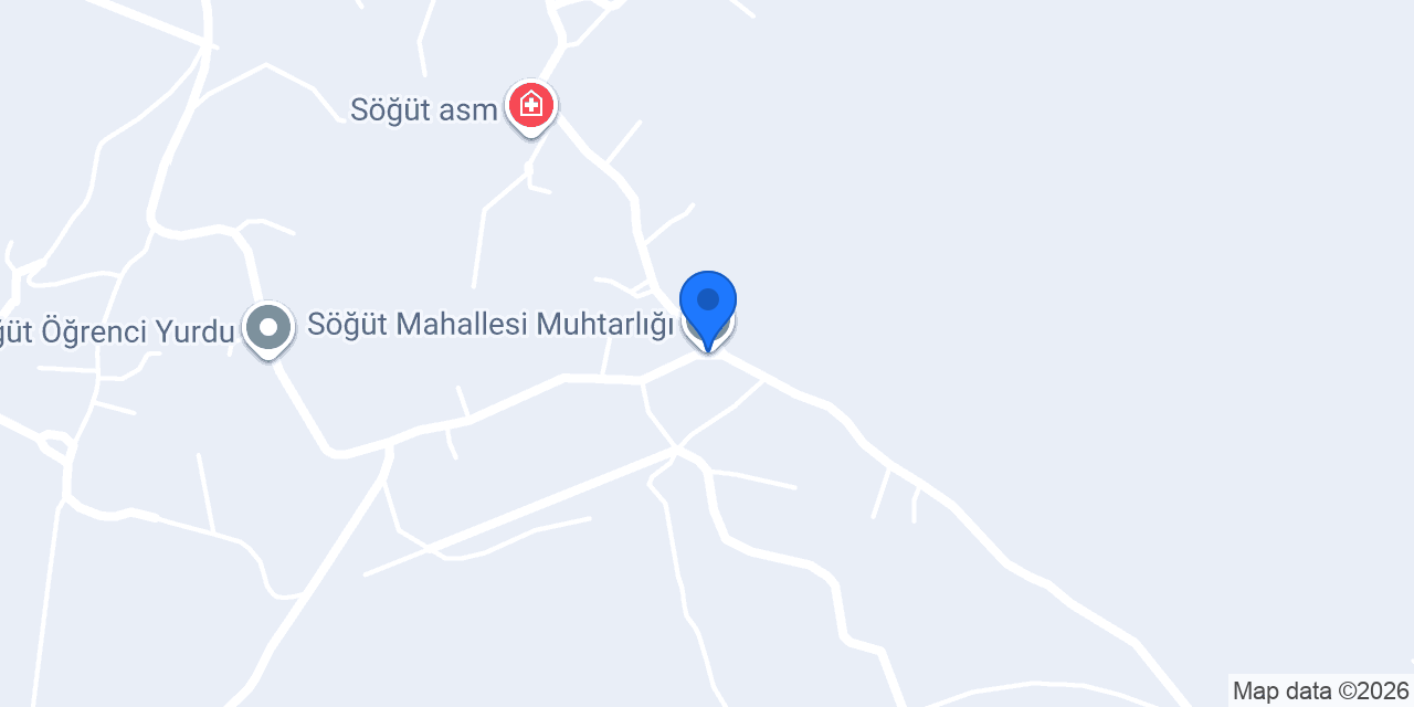 Söğüt Mahallesi Muhtarlığı konumu