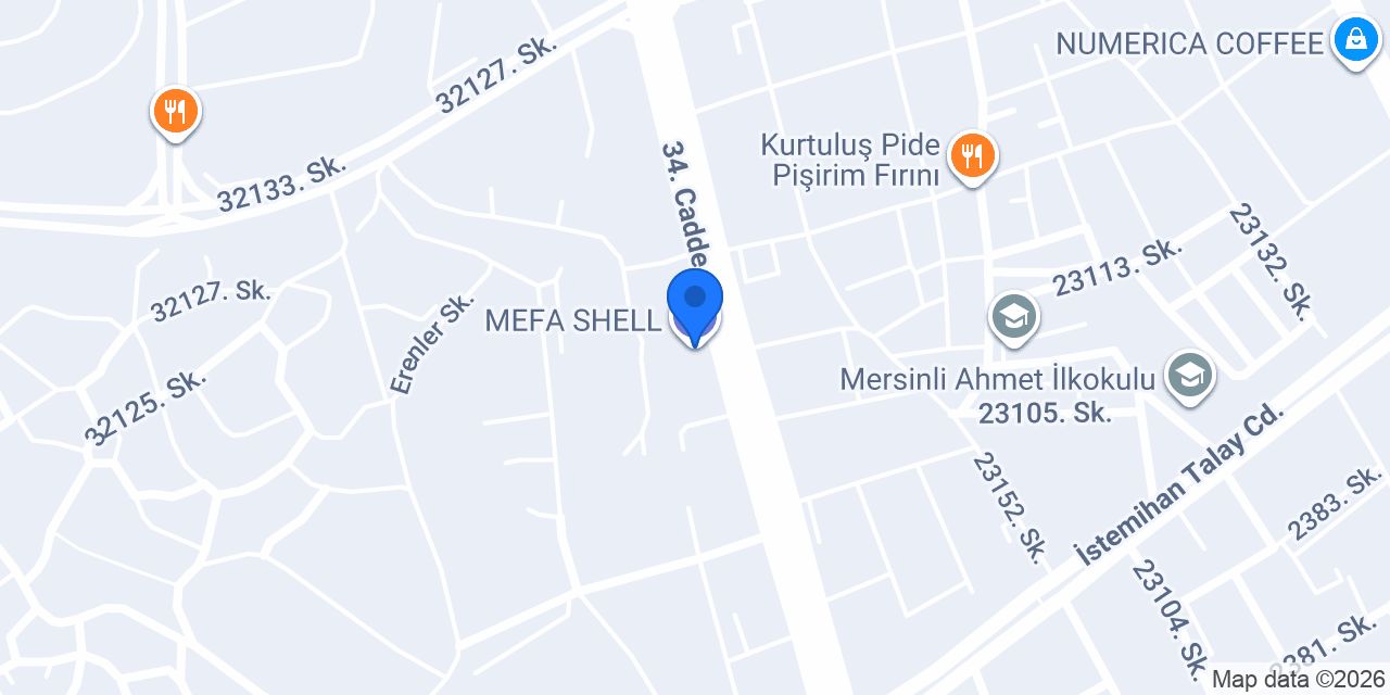 MEFA SHELL konumu