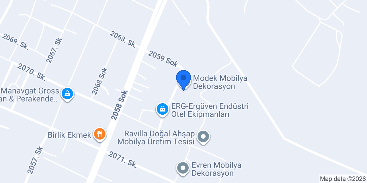 Modek Mobilya Dekorasyon konumu