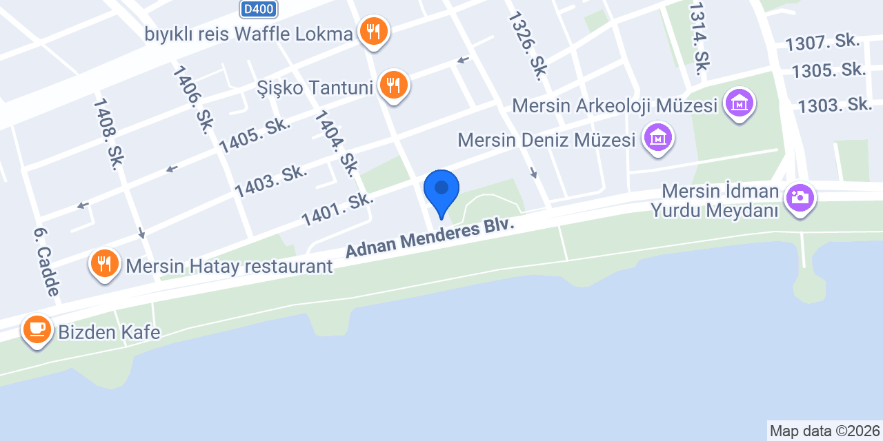 MADO Mersin Sahil konumu