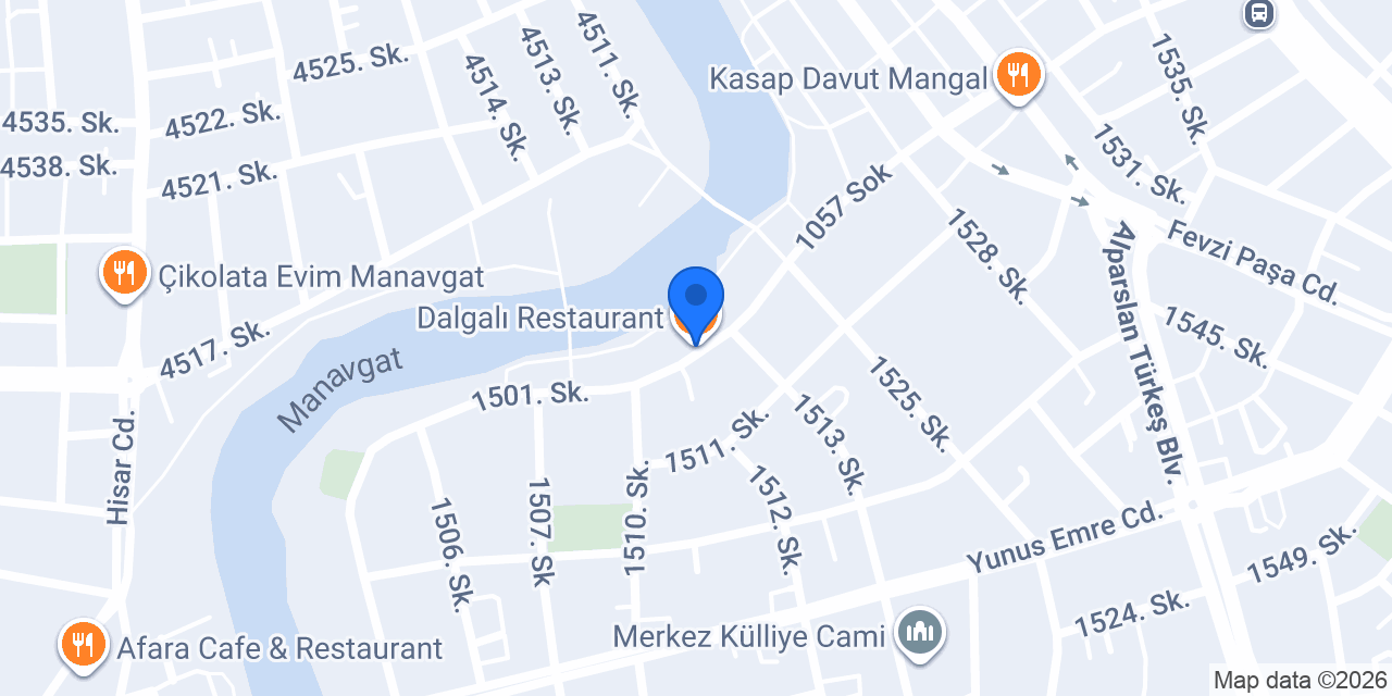 Dalgalı Restaurant konumu