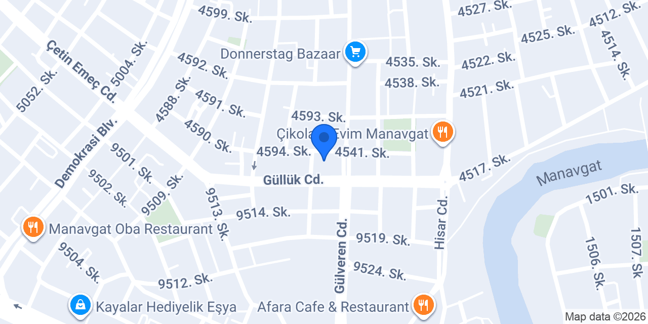 Manavgat Elektrikçi konumu