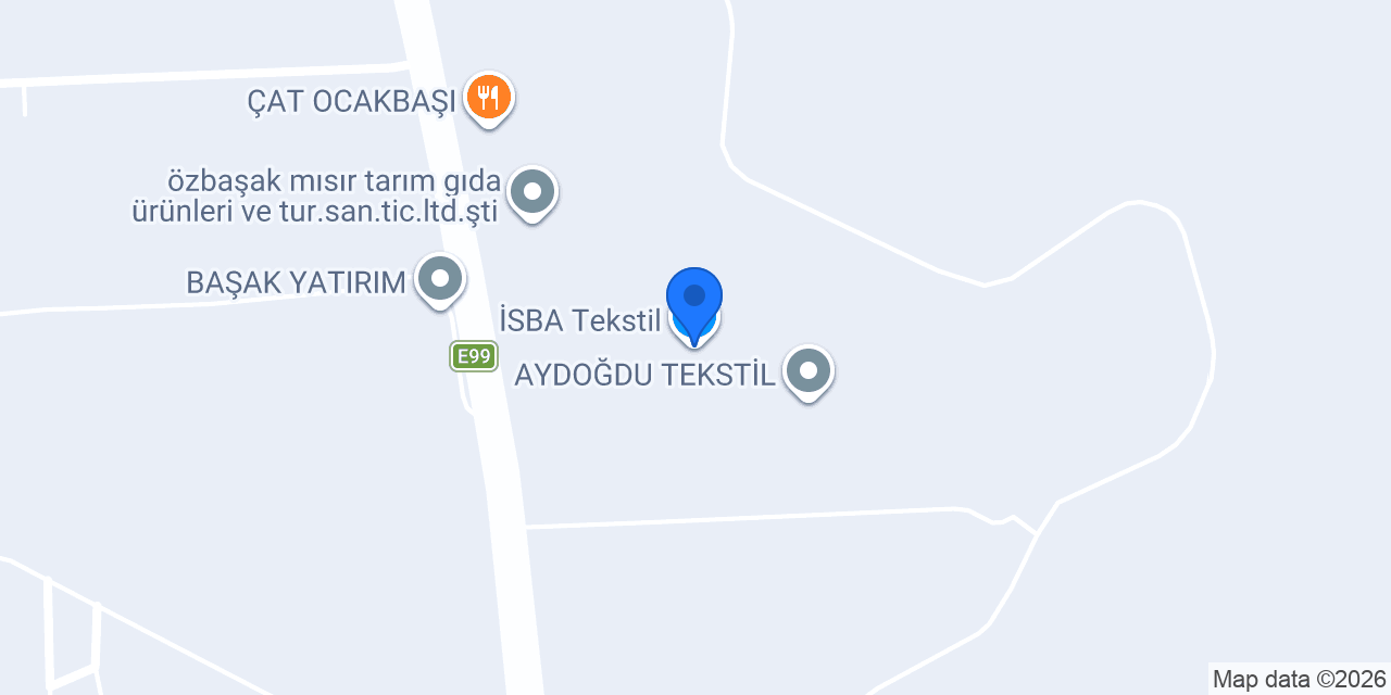 İSBA Tekstil konumu