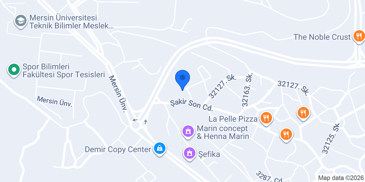 Taksi Üniversite Caddesi konumu