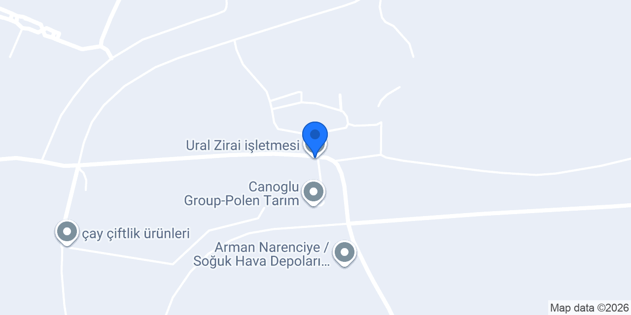 Ural Zirai işletmesi konumu