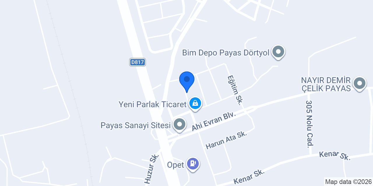 Şengün Ticaret - PAYAS YEDEK PARÇA- BALATA-AKSESUAR konumu