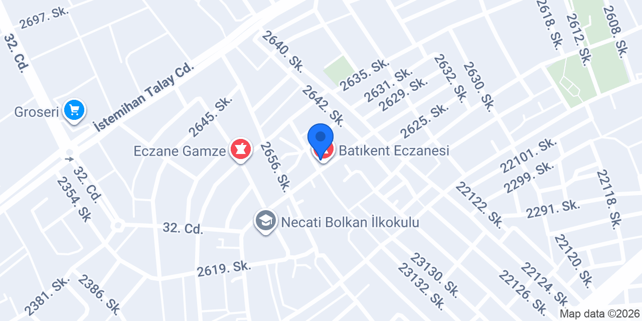 Batıkent Eczanesi konumu