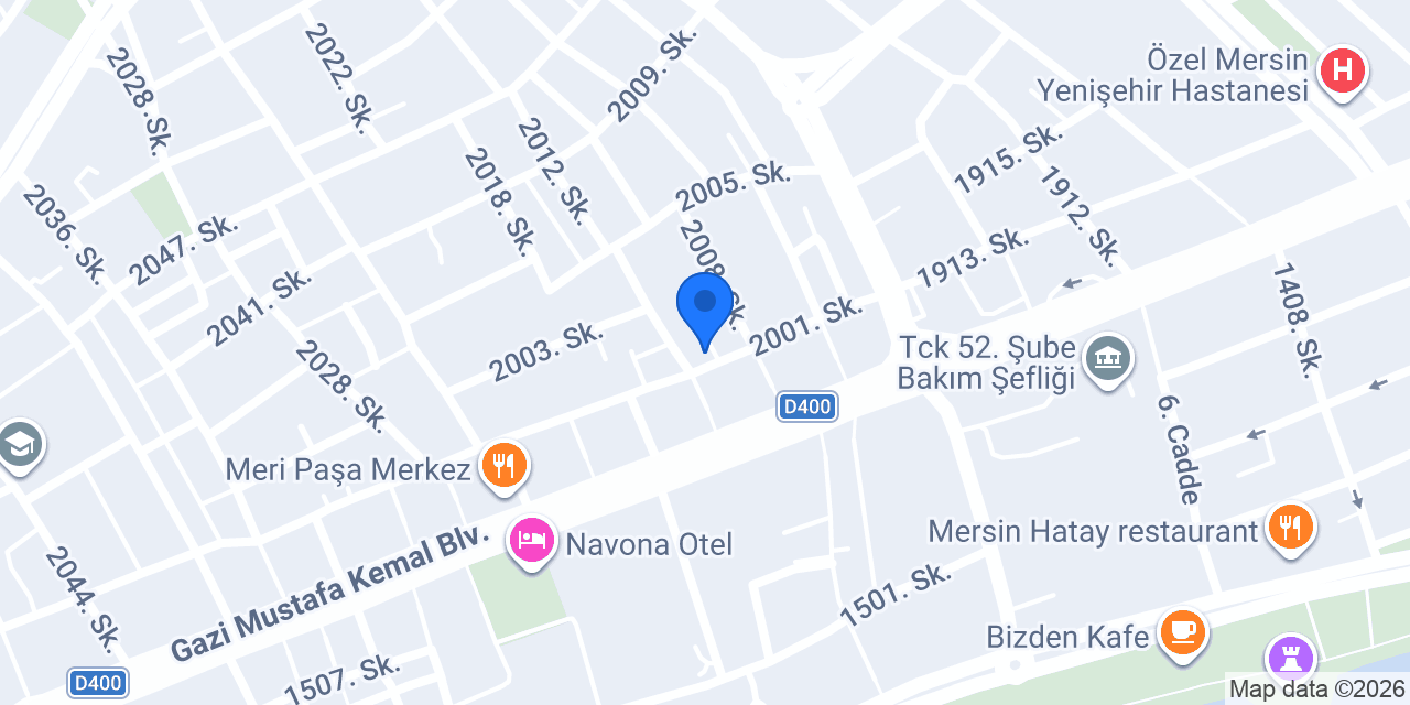 Piramit Kırtasiye Mersin konumu