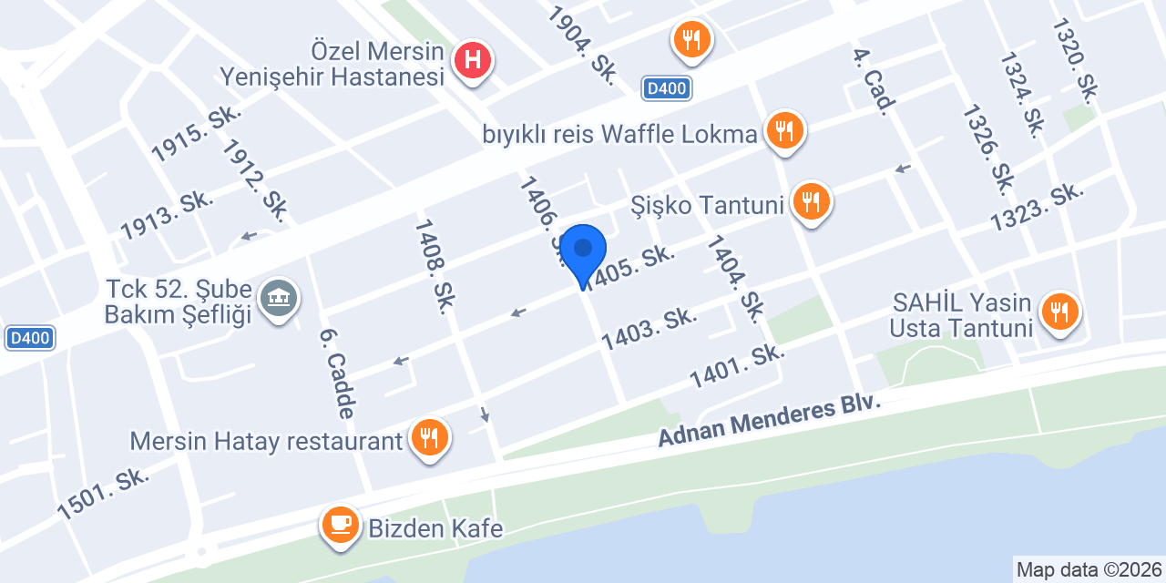 Zahle pizza konumu