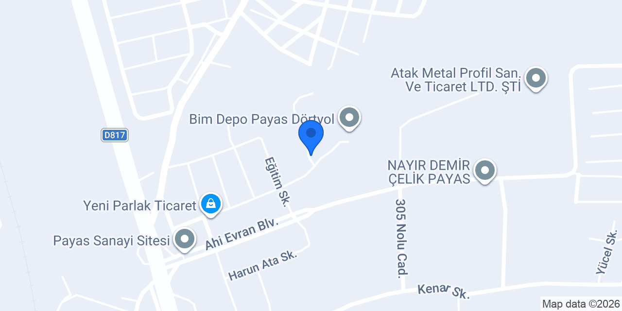 Borsan Profil Boru Demir Çelik konumu