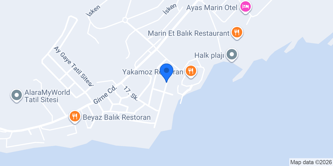 Ayas camping konumu