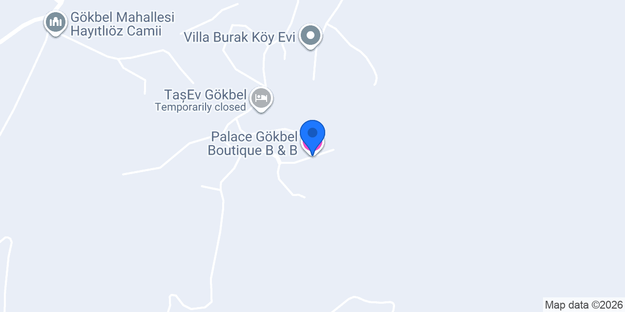 Palace Gökbel Boutique B & B konumu