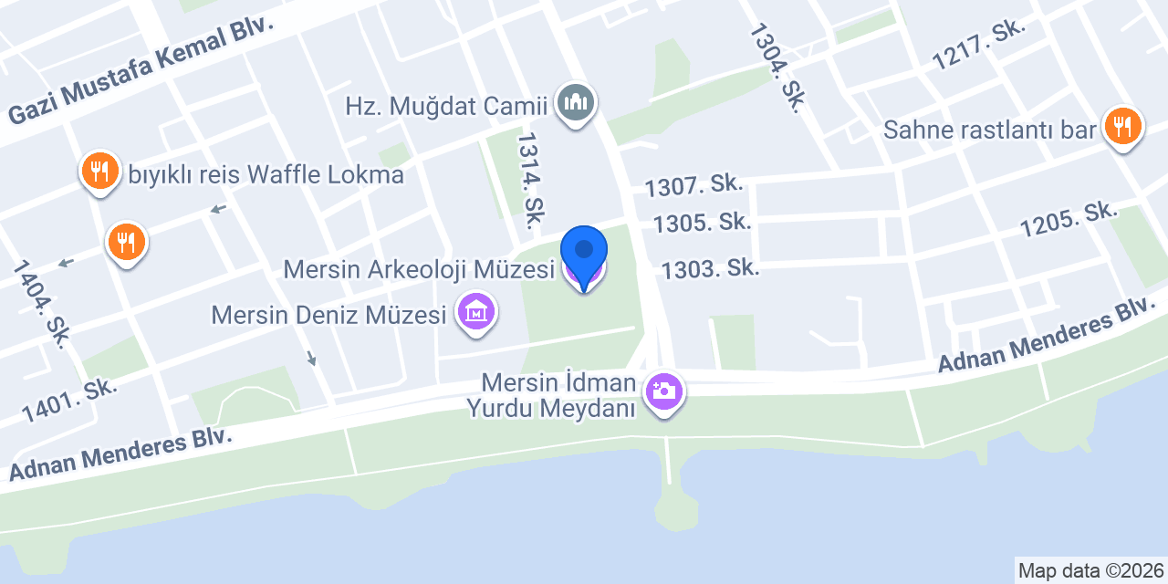 Mersin Arkeoloji Müzesi konumu