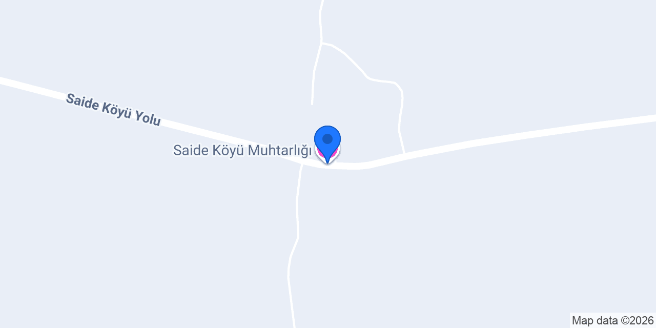Saide Köyü Muhtarlığı konumu