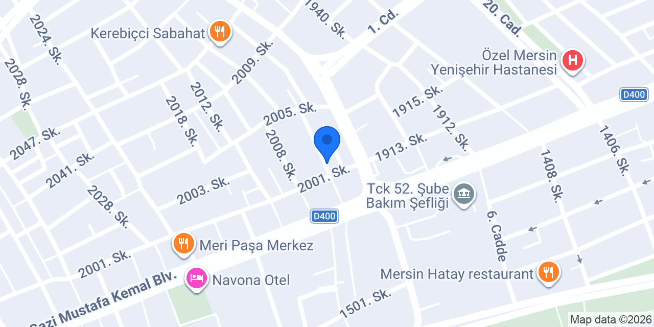 Troy International - Yurtdışı Eğitim - Mersin konumu