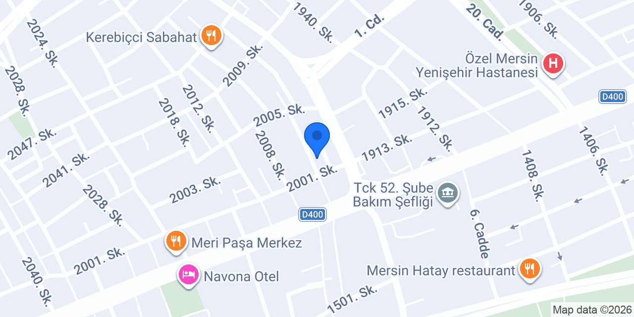 US BOSTON DİL KURSLARI / MERSİN konumu