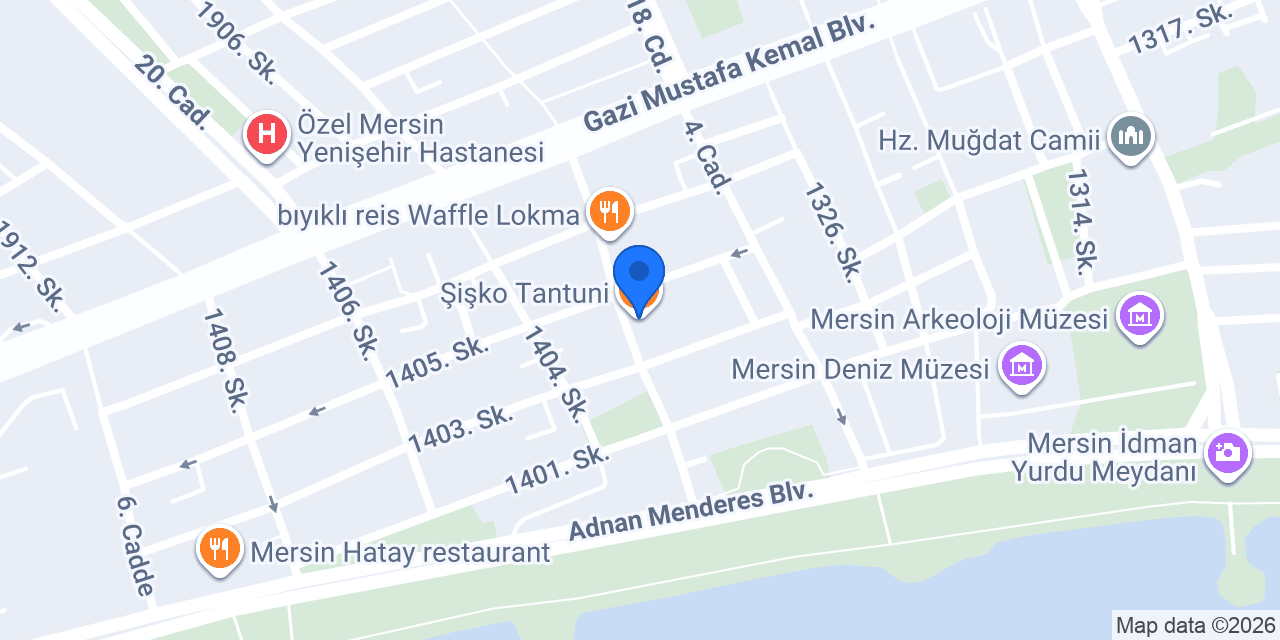 Şişko Tantuni konumu
