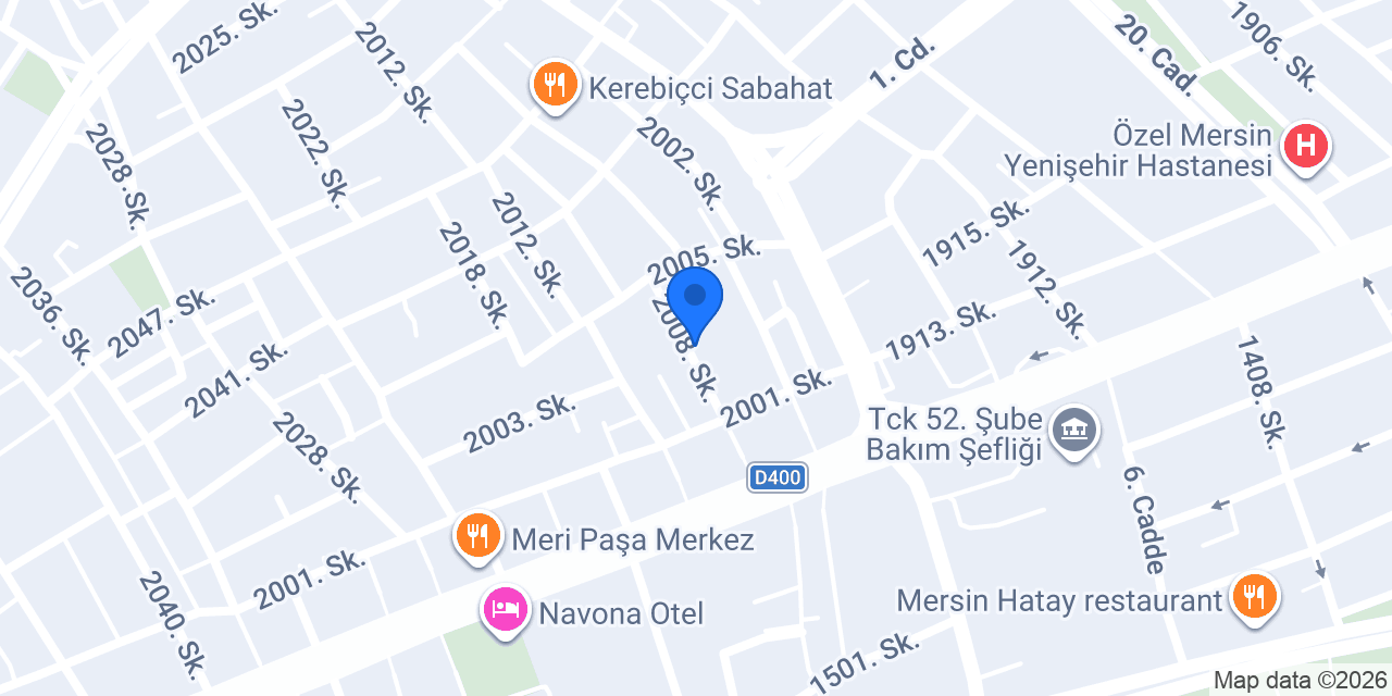 ÖZDEBİR MERSİN BAYİ konumu