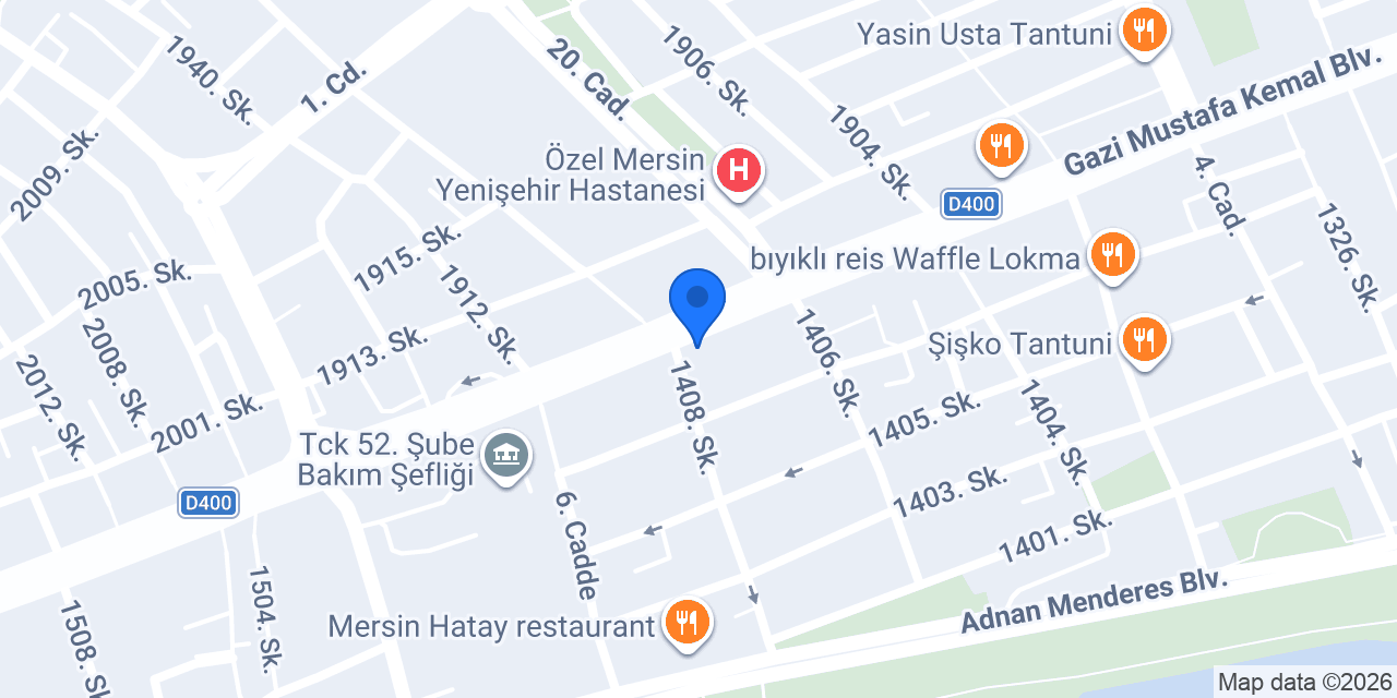 İÇEL İŞİTME CİHAZLARI konumu